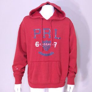 POLO JEANS COMPANY Vintage Hoodie LARGE Multicolor Vtg 90s Size L RALPH LAUREN